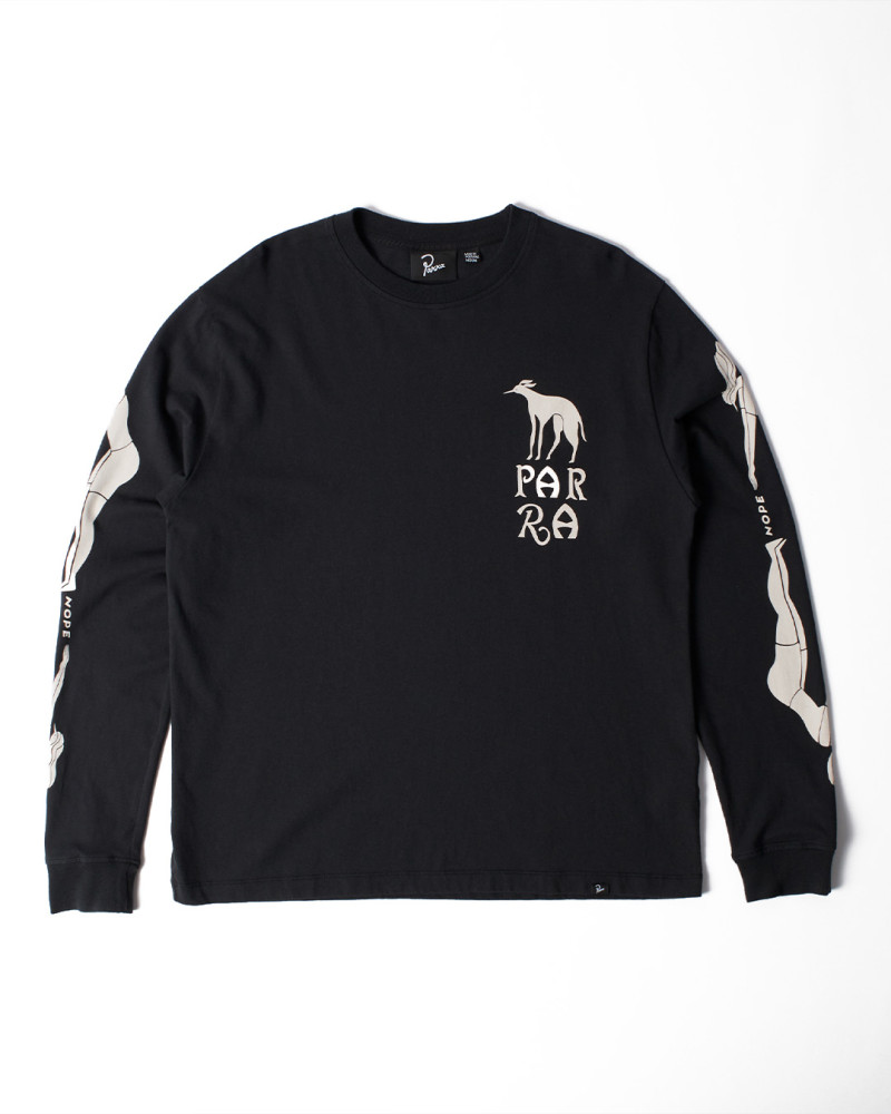 Parra camiseta dog training long sleeve color negro
