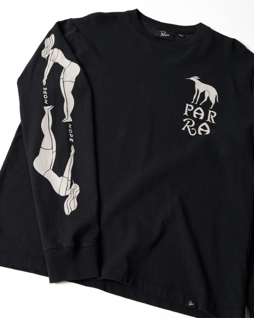 Parra camiseta dog training long sleeve color negro