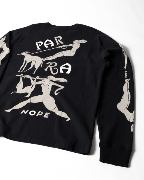 Parra camiseta dog training long sleeve color negro