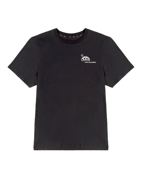 Camiseta Ciele Unisex Color Negro Estampado Blanco