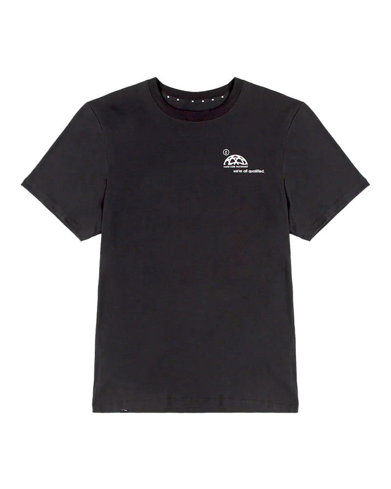 Camiseta Ciele Unisex Color Negro Estampado Blanco