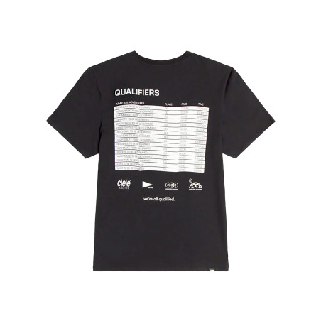 Camiseta Ciele Unisex Color Negro Estampado Blanco