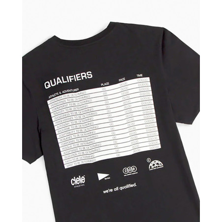 Camiseta Ciele Unisex Color Negro Estampado Blanco