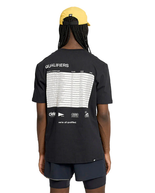 Camiseta Ciele Unisex Color Negro Estampado Blanco