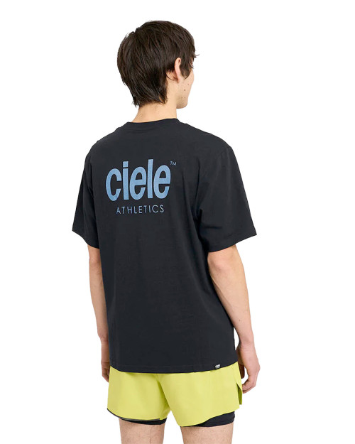 Camiseta Ciele Athletics Ironcast Color Negro Logo Azul
