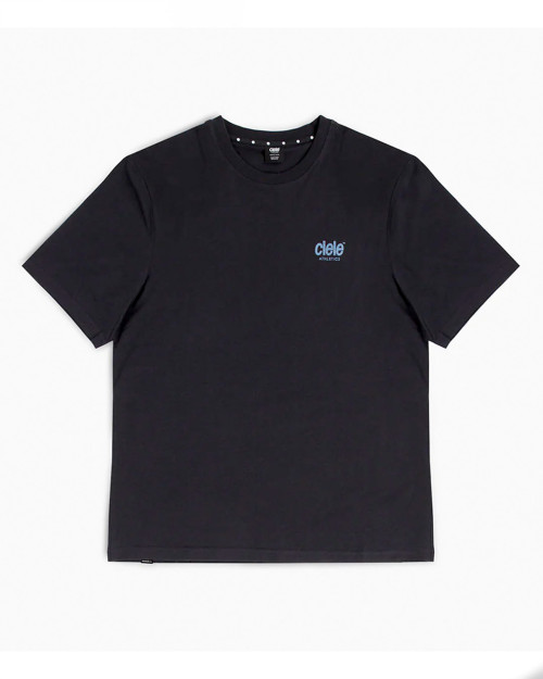 Camiseta Ciele Athletics Ironcast Color Negro Logo Azul