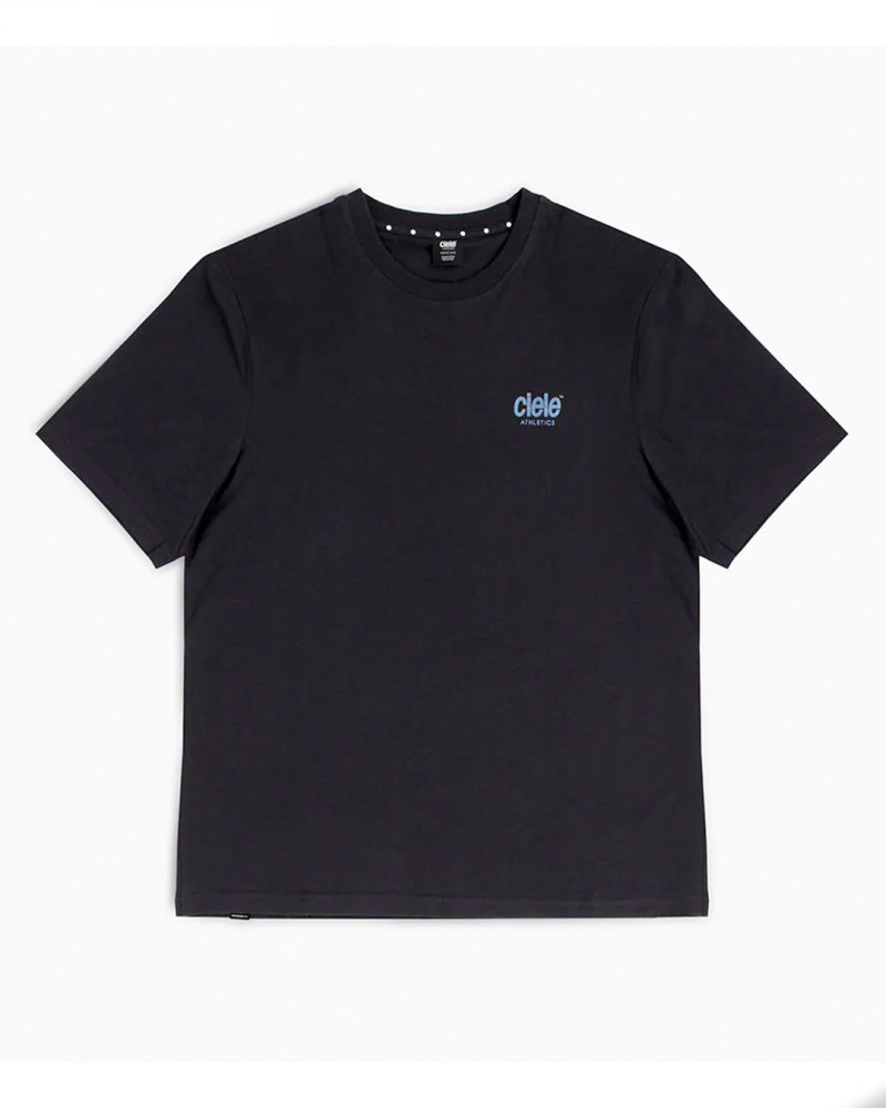 Camiseta Ciele Athletics Ironcast Color Negro Logo Azul