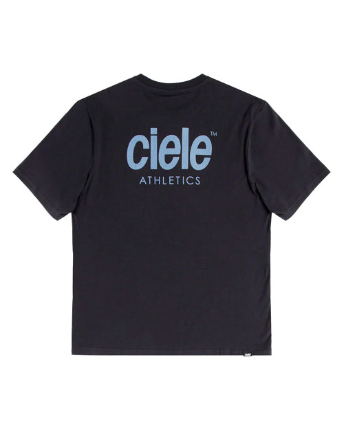 Camiseta Ciele Athletics Ironcast Color Negro Logo Azul
