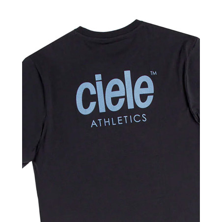 Camiseta Ciele Athletics Ironcast Color Negro Logo Azul