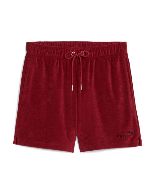 Pantalones puma x fenty color rojo granate