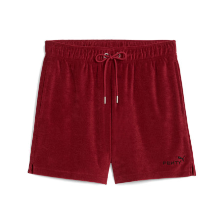 Pantalones puma x fenty color rojo granate