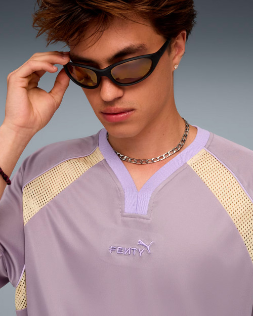 camiseta puma x fenty color morado