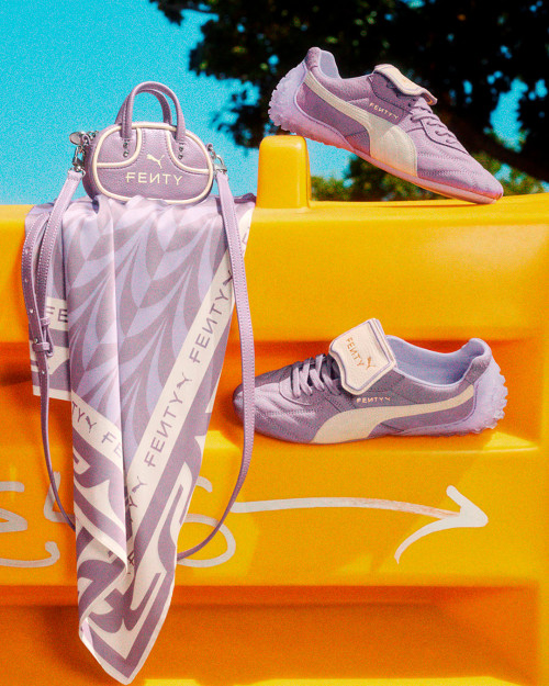 pañuelo puma x fenty color morado
