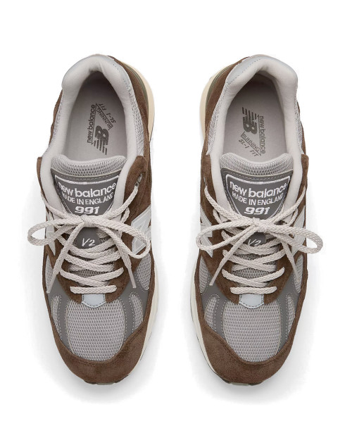 zapatilla new balance 991V2 BG2 color marrón