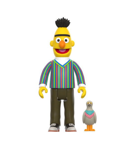 super 7 reaction figure sesame street bert barrio sesamo blas