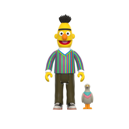 super 7 reaction figure sesame street bert barrio sesamo blas
