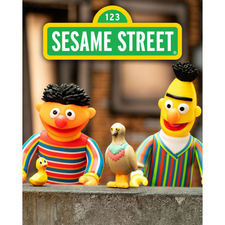 super 7 reaction figure sesame street bert barrio sesamo blas