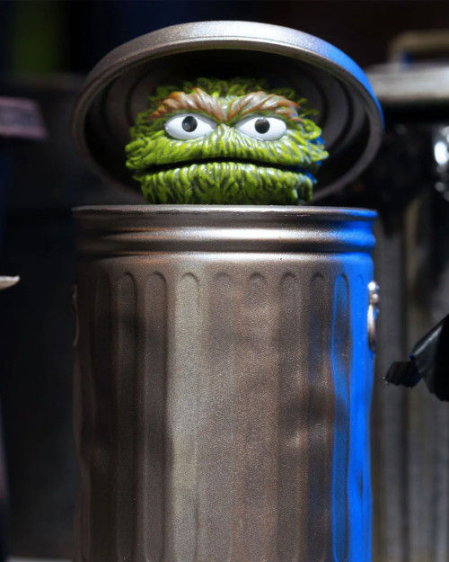 super7 figura sesame street oscar the grouch barrio sesamo