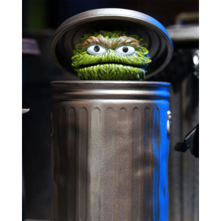 super7 figura sesame street oscar the grouch barrio sesamo
