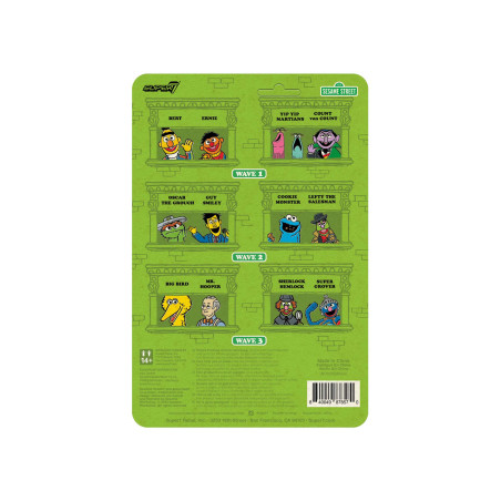 super7 reaction figure sesame street super grover