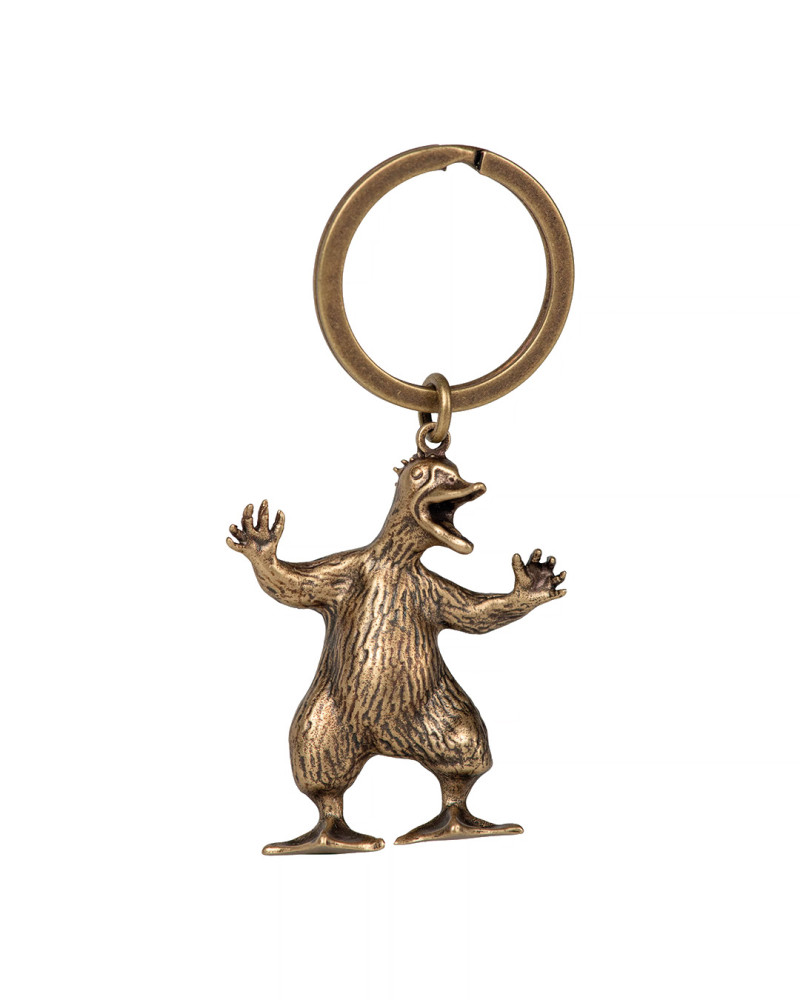 llavero carhartt wiptopia keychain color oro pato