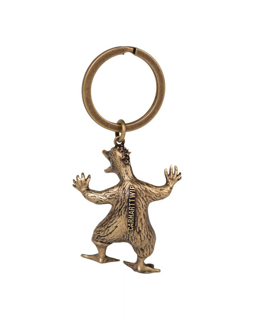 llavero carhartt wiptopia keychain color oro pato