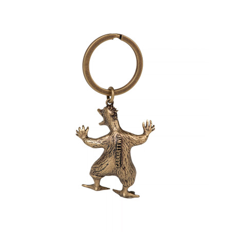 llavero carhartt wiptopia keychain color oro pato