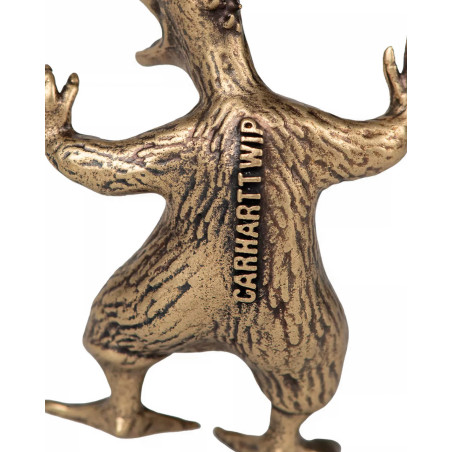 llavero carhartt wiptopia keychain color oro pato