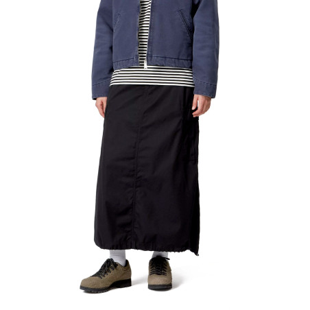 Falda carhartt wip w cargo skirt long color negro I033823_89_02