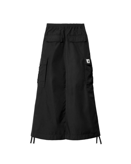 Falda carhartt wip w cargo skirt long color negro I033823_89_02