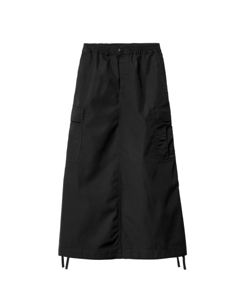 Falda carhartt wip w cargo skirt long color negro I033823_89_02
