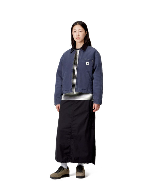 Falda carhartt wip w cargo skirt long color negro I033823_89_02
