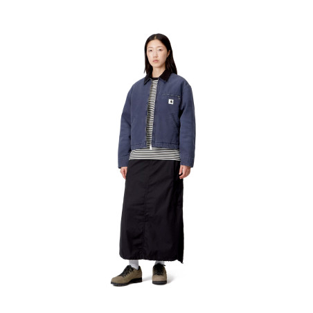Falda carhartt wip w cargo skirt long color negro I033823_89_02