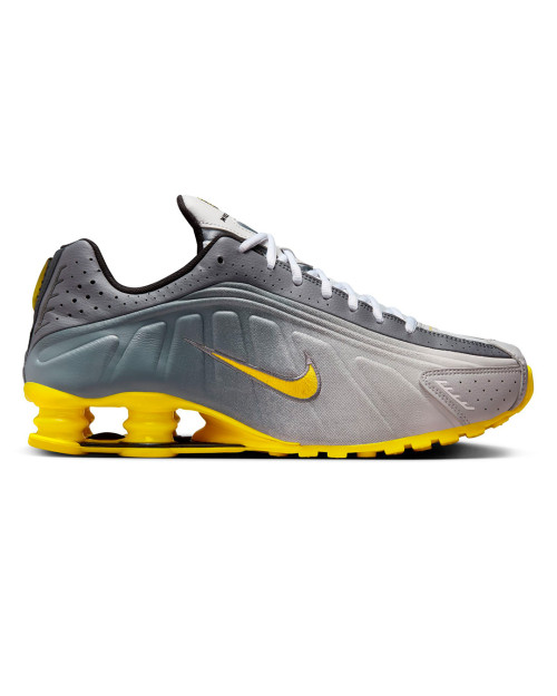 Zapatillas Nike Shox R4 SE color gris y amarillo