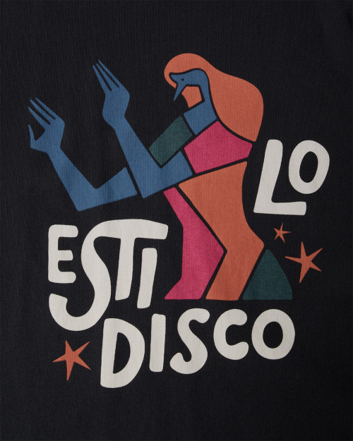Parra Camiseta El stilo disco color negro 54210
