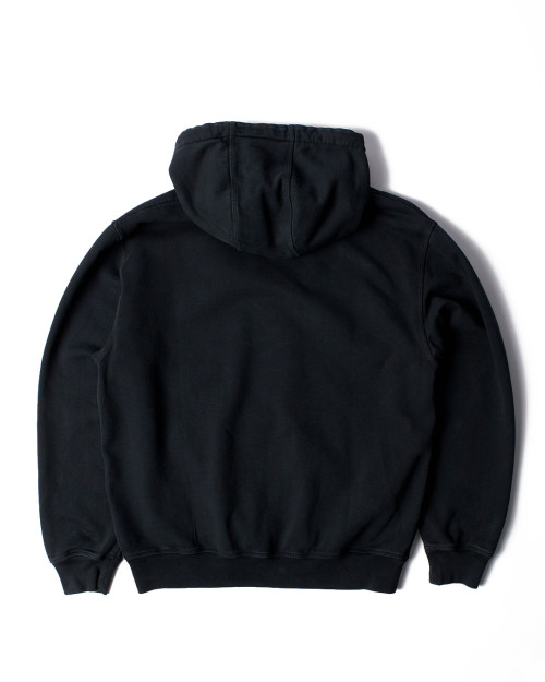 Sudadera color negro parra connected guy hooded sweatshirt 54226