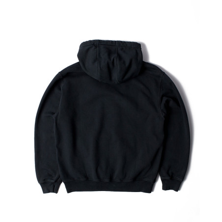 Sudadera color negro parra connected guy hooded sweatshirt 54226