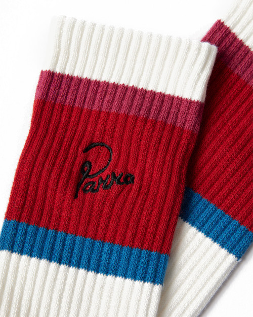 Parra Signature caletines striped crew socks 54260