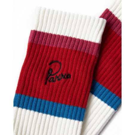 Parra Signature caletines striped crew socks 54260