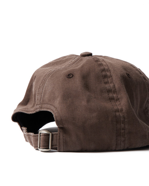 Gorra Parra store logo 6 panel hat color marrón