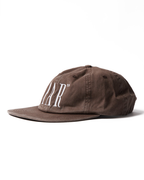 Gorra Parra store logo 6 panel hat color marrón