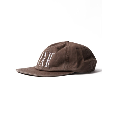 Gorra Parra store logo 6 panel hat color marrón