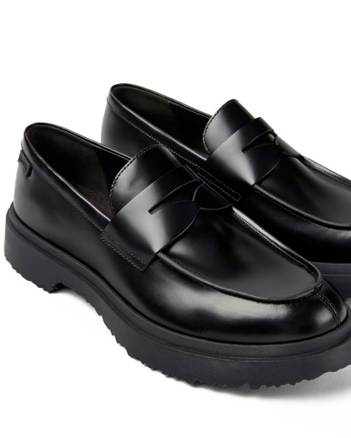 mocasines camper para mujer color negro