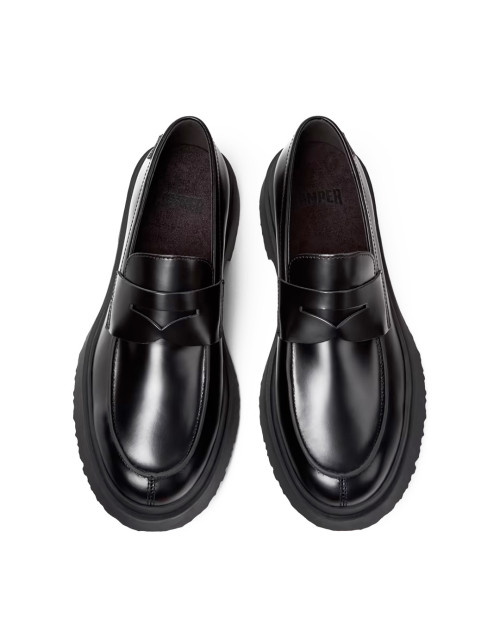 zapatos mocasines camper color negro para hombre