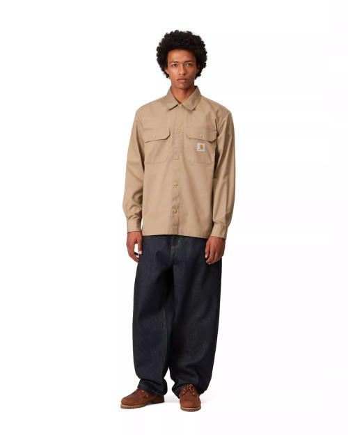 pantalon denim. vaquero carhartt WIP para hombre color azul oscuro rigido I035893_01_01