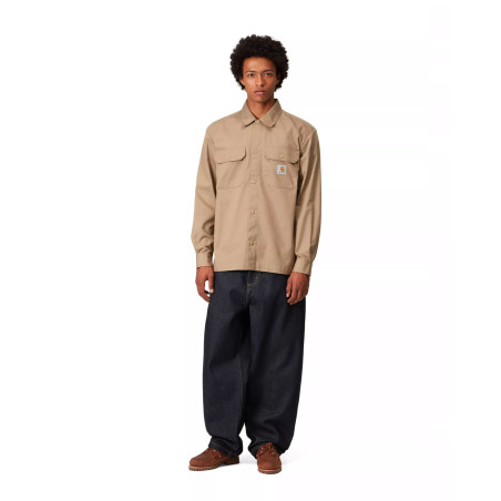 pantalon denim. vaquero carhartt WIP para hombre color azul oscuro rigido I035893_01_01