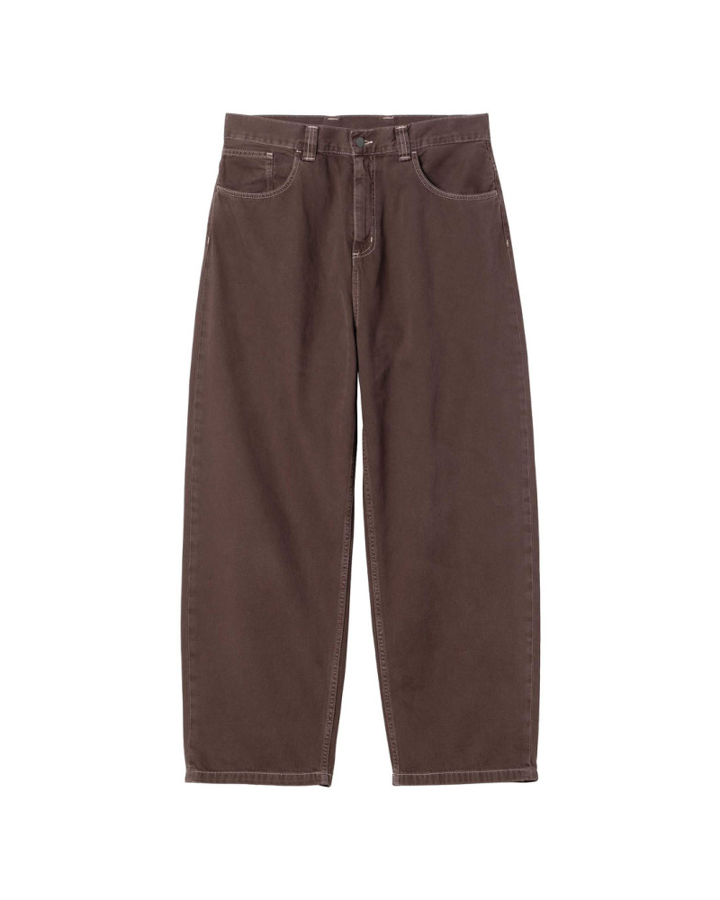 pantalon vaquero carhartt wip para hombre color marron