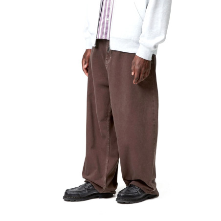 pantalon vaquero carhartt wip para hombre color marron