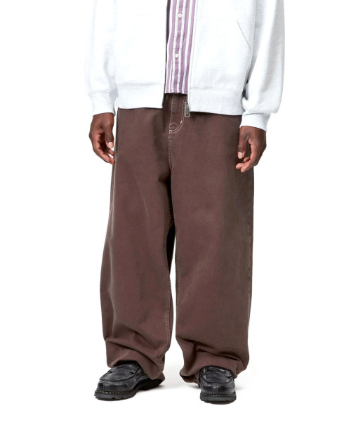 pantalon vaquero carhartt wip para hombre color marron
