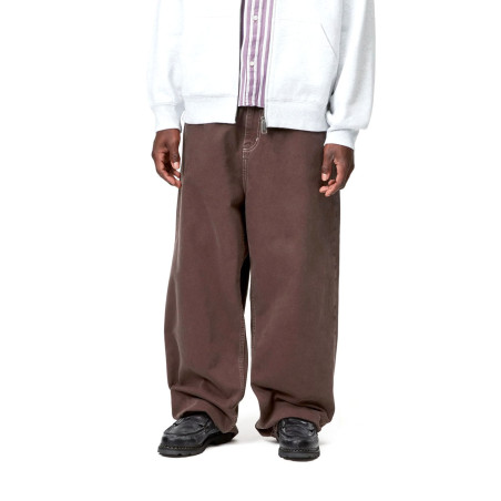pantalon vaquero carhartt wip para hombre color marron
